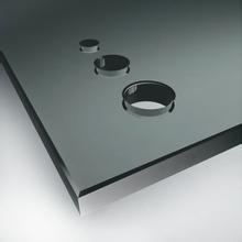 Flared Holes (15mm Ultra-Clear [Glass])